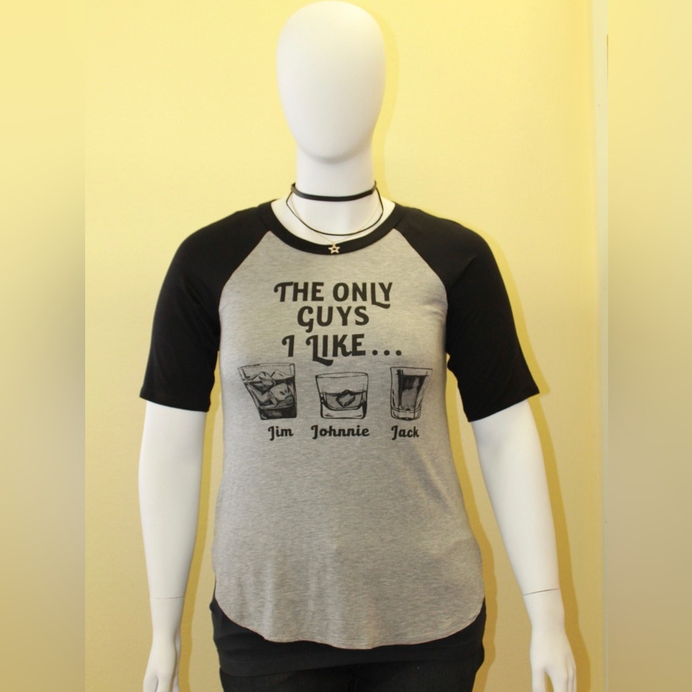 Libian The Only Guys I Like Funny 3X 3/4 Sleeve Shirt